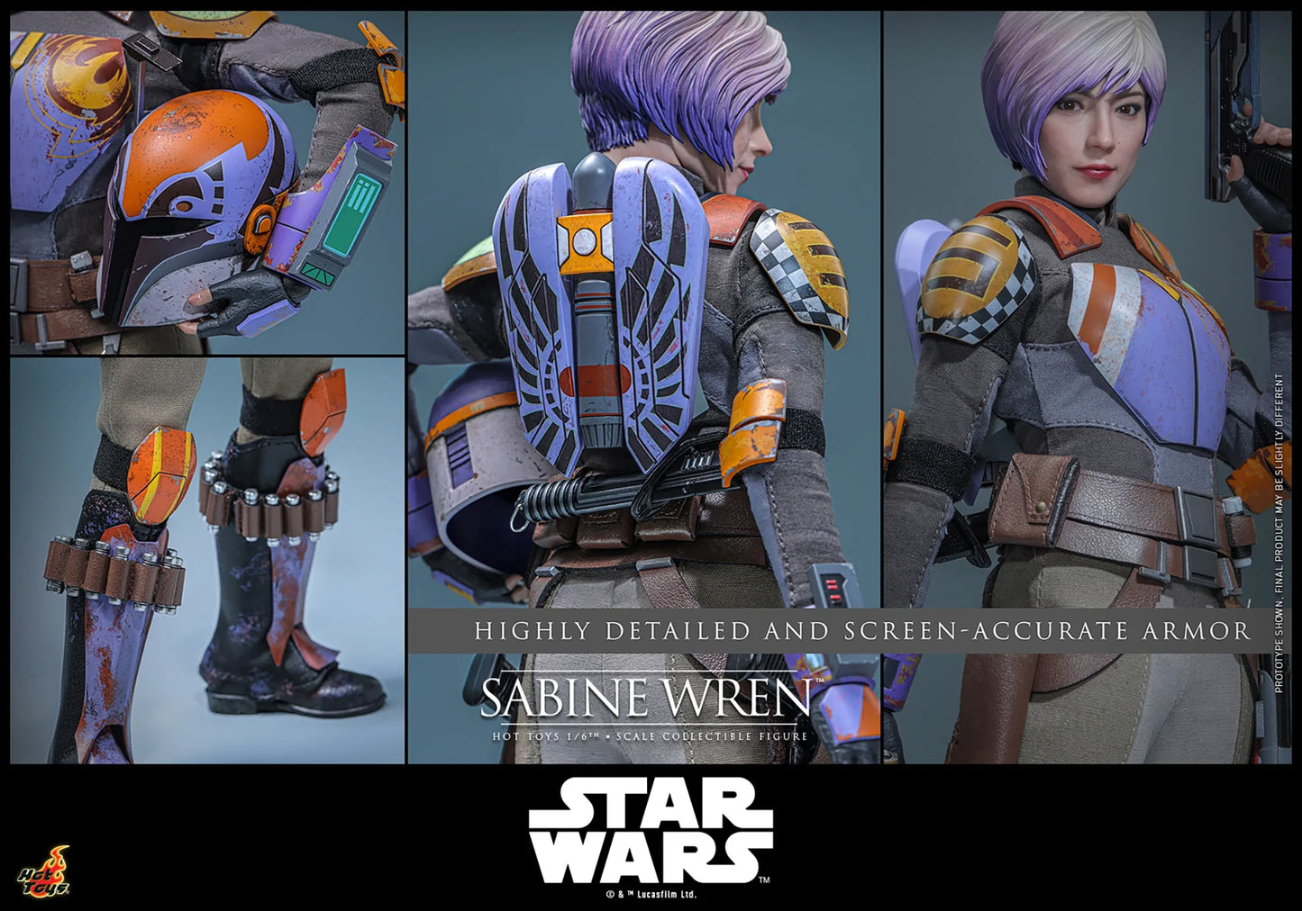 Pre-Order: Star Wars Rebels TMS171 Sabine Wren 1/6th Scale Collectible Figure