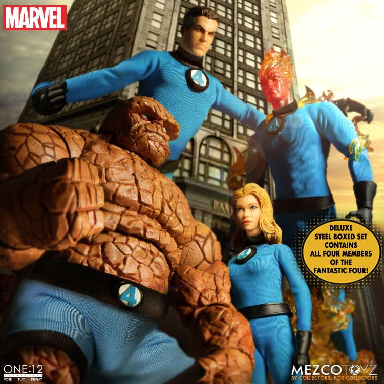Fantastic Four One:12 Collective Deluxe Steel Boxed Set - FINAL SALE NO RETURNS.