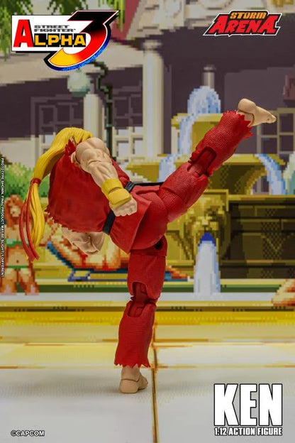 Street Fighter Zero 3 Storm Arena Ken 1/12 Scale Action Figure (Asia Packaging)