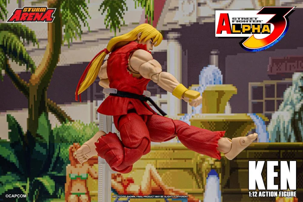Street Fighter Zero 3 Storm Arena Ken 1/12 Scale Action Figure (Asia Packaging)