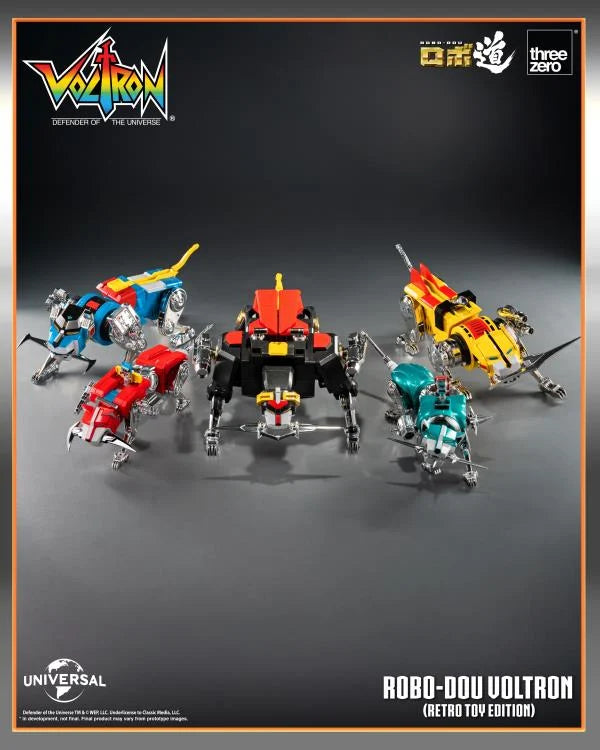 PRE-ORDER - Voltron: Defender of the Universe ROBO-DOU Voltron (Retro Toy Edition) Action Figure