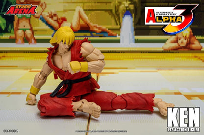 Street Fighter Zero 3 Storm Arena Ken 1/12 Scale Action Figure (Asia Packaging)