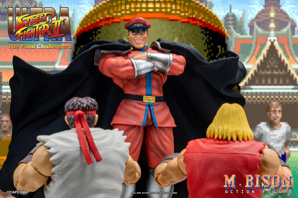 Ultra Street Fighter II: The Final Challengers M. Bison 1/12 Scale Action Figure
