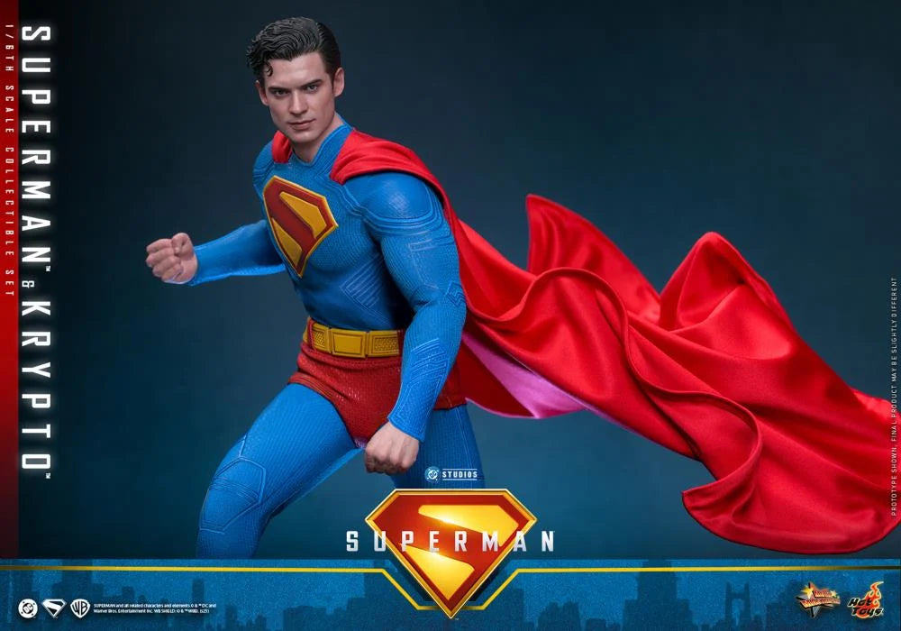 PRE-ORDER - Superman (2025) MMS812 Superman & Krypto 1/6th Scale Collectible Figure Set