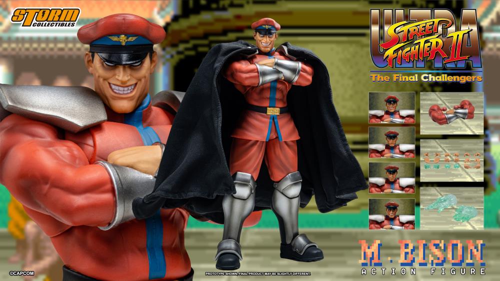 Ultra Street Fighter II: The Final Challengers M. Bison 1/12 Scale Action Figure