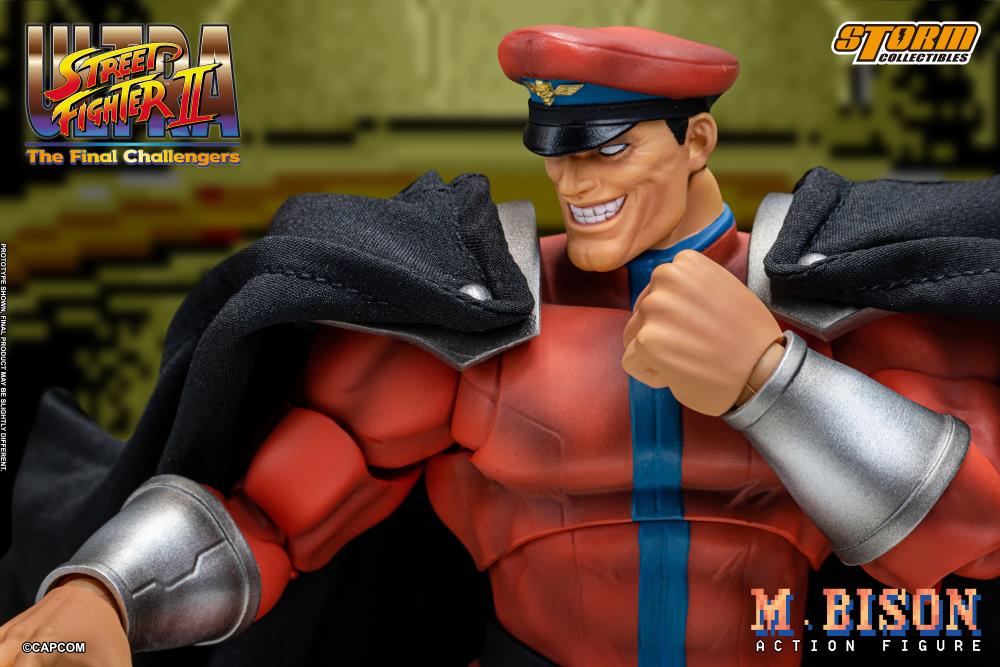 Ultra Street Fighter II: The Final Challengers M. Bison 1/12 Scale Action Figure