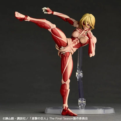 Attack on Titan Amazing Yamaguchi Revoltech NR068 Female Titan (Annie Leonhart) Action Figure Reissue