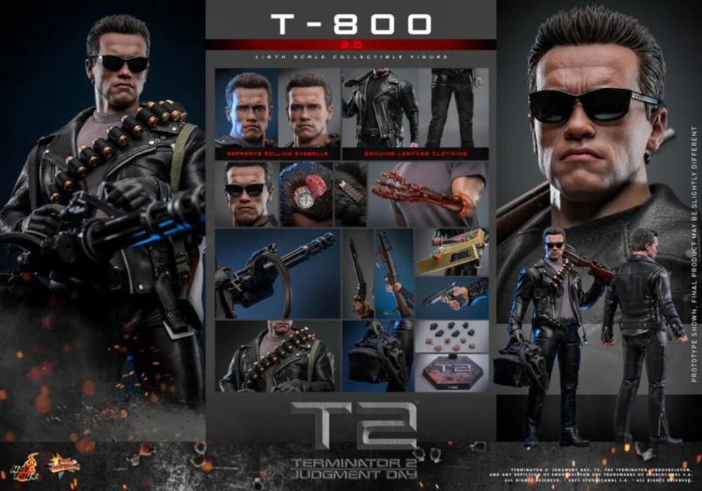 Terminator 2: Judgement Day MMS795 T-800 (2.0) 1/6th Scale Collectible Figure