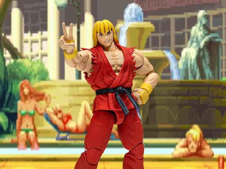 Street Fighter Zero 3 Storm Arena Ken 1/12 Scale Action Figure (Asia Packaging)