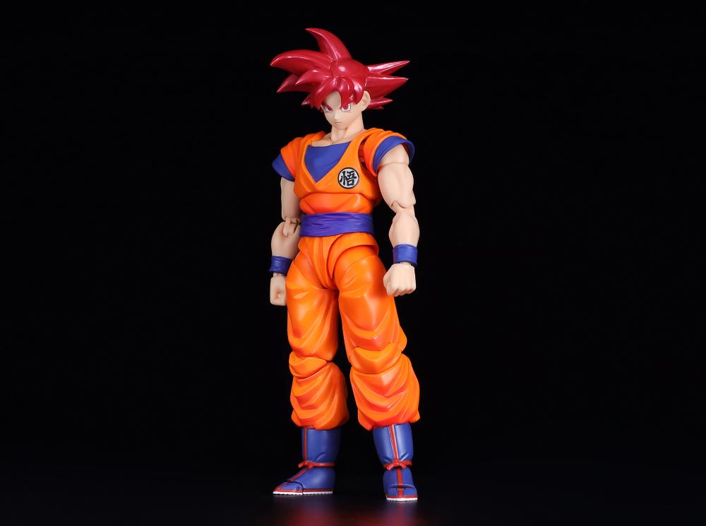 Dragon Ball Super S.H.Figuarts Super Saiyan God Goku (Saiyan God Instilled With the Light of Righteous Hearts) Action Figure