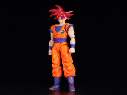 Dragon Ball Super S.H.Figuarts Super Saiyan God Goku (Saiyan God Instilled With the Light of Righteous Hearts) Action Figure