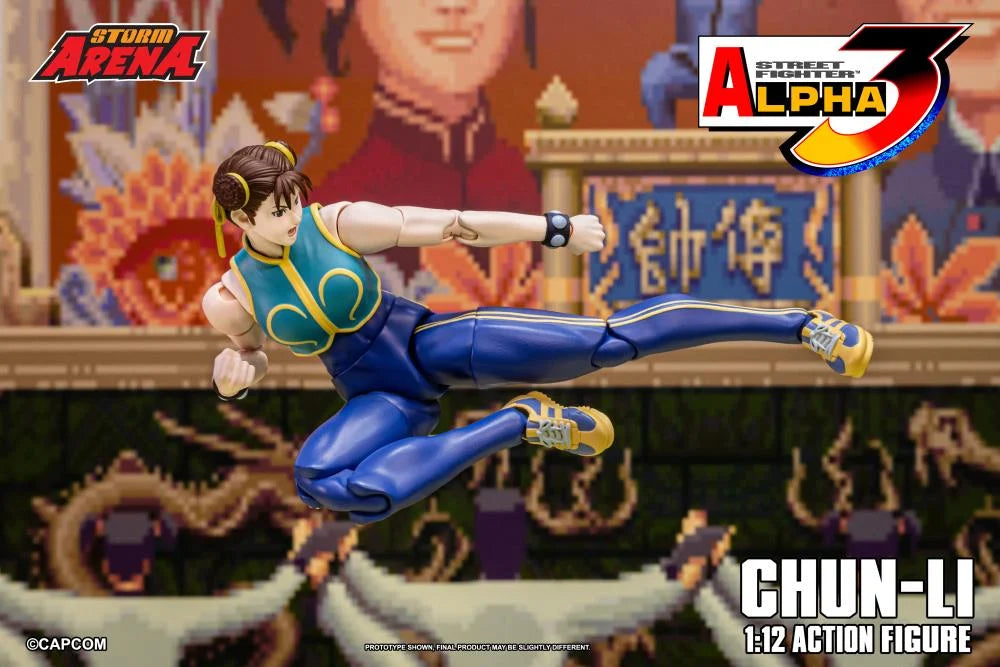 Pre-Order - Street Fighter Alpha 3 Storm Arena Chun-Li 1/12 Scale Action Figure