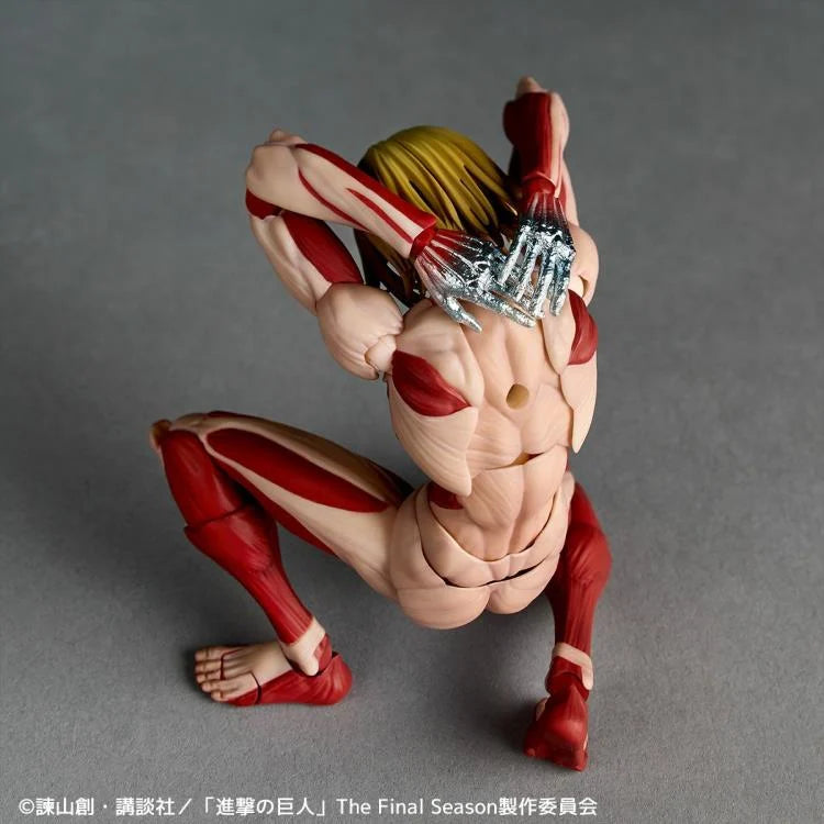 Attack on Titan Amazing Yamaguchi Revoltech NR068 Female Titan (Annie Leonhart) Action Figure Reissue