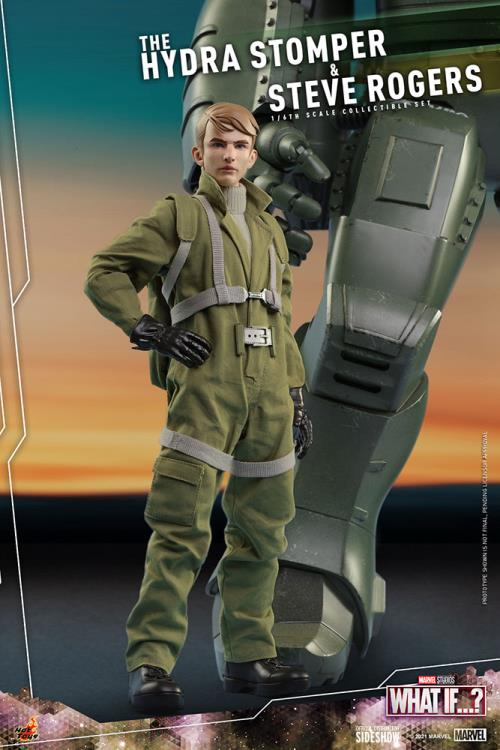 What If...? TMS060 The Hydra Stomper and Steve Rogers 1/6th Scale Collectible Figure Set
