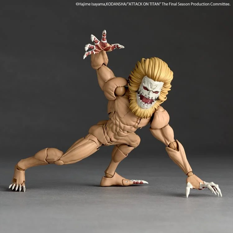 Attack on Titan Amazing Yamaguchi Revoltech NR102 Jaw Titan Action Figure