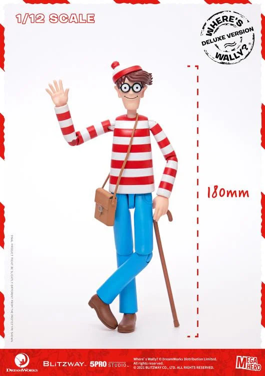 Where's Waldo? MEGAHERO Waldo 1/12 Scale Figure