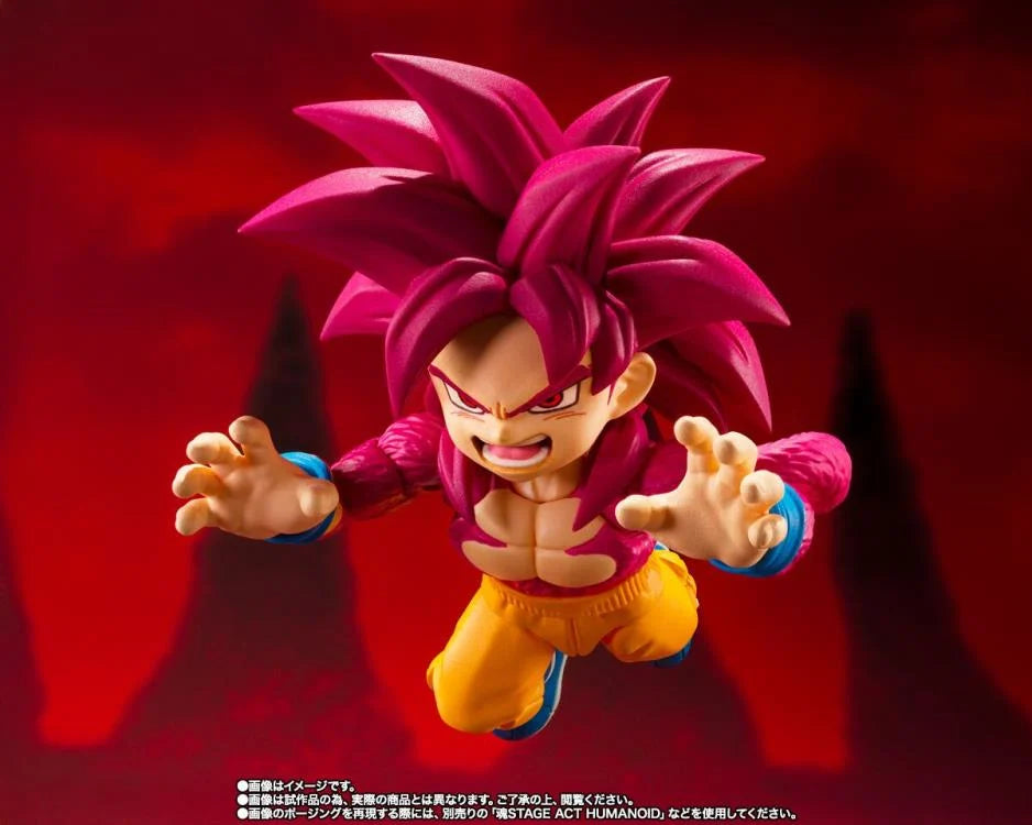Dragon Ball Daima S.H.Figuarts Super Saiyan 4 Goku (Mini) Exclusive Action Figure