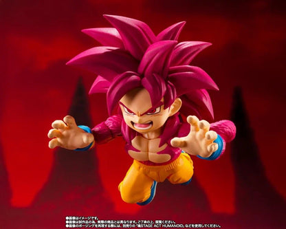 Dragon Ball Daima S.H.Figuarts Super Saiyan 4 Goku (Mini) Exclusive Action Figure
