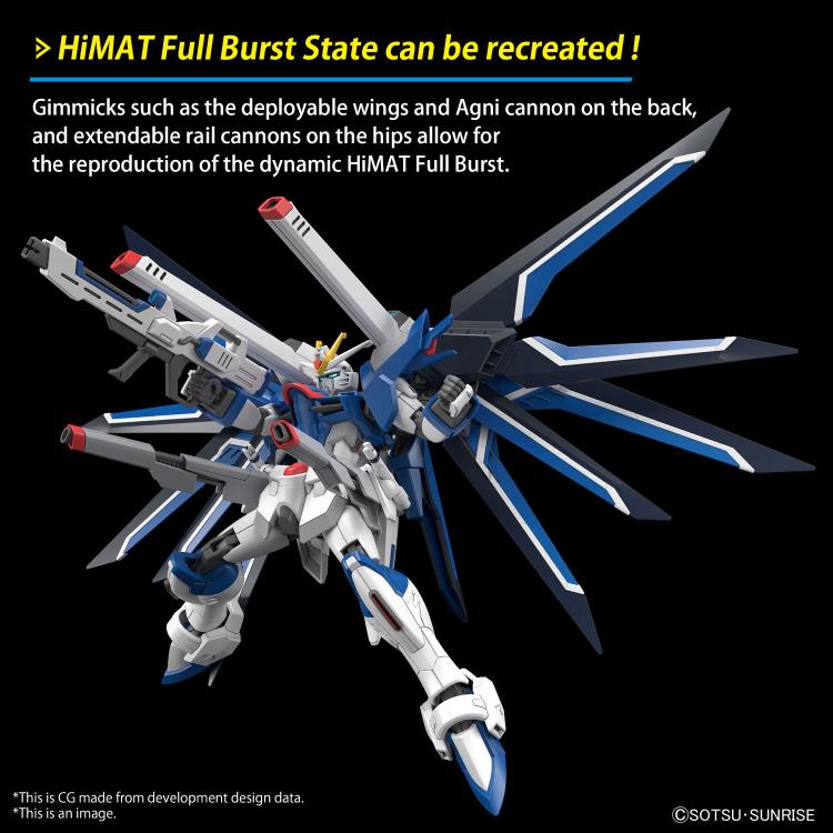 Mobile Suit Gundam SEED Freedom HGGS Rising Freedom Gundam 1/44 Scale Model Kit