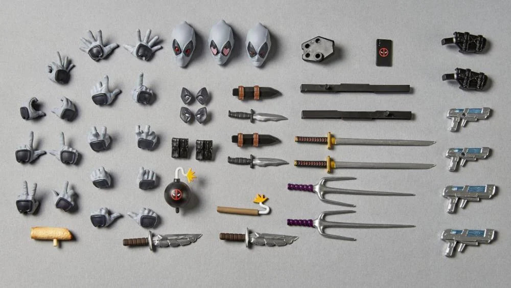 Marvel Amazing Yamaguchi Revoltech Deadpool (X-Force Color Ver. 2.5)