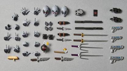 Marvel Amazing Yamaguchi Revoltech Deadpool (X-Force Color Ver. 2.5)