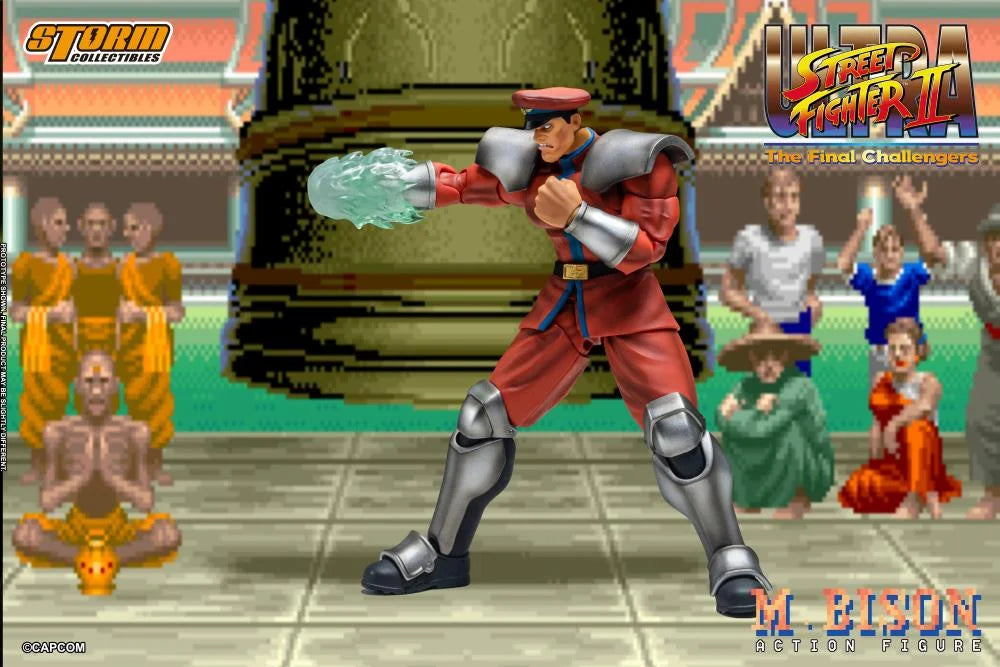 Ultra Street Fighter II: The Final Challengers M. Bison 1/12 Scale Action Figure