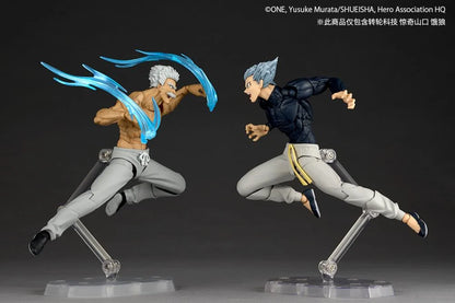 Pre-Order - One-Punch Man Amazing Yamaguchi Revoltech NR113 Bang (Silver Fang Ver.) Action Figure