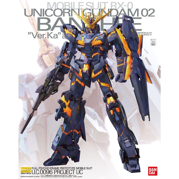 Mobile Suit Gundam Unicorn MG Unicorn Gundam 02 Banshee (Ver. Ka) 1/100 Scale Model Kit