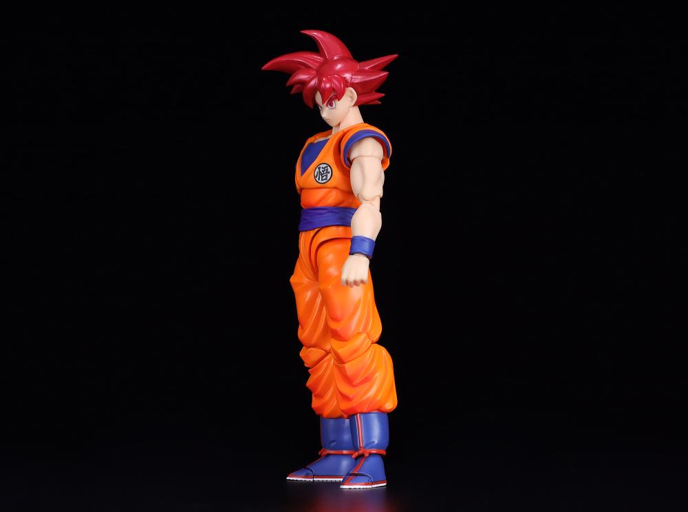 Dragon Ball Super S.H.Figuarts Super Saiyan God Goku (Saiyan God Instilled With the Light of Righteous Hearts) Action Figure