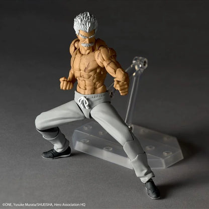 Pre-Order - One-Punch Man Amazing Yamaguchi Revoltech NR113 Bang (Silver Fang Ver.) Action Figure