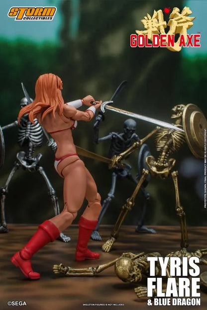 Golden Axe Tyris Flare and Blue Dragon 1/12 Scale Action Figure Set