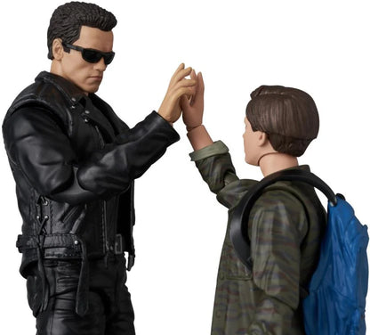 Terminator 2: Judgement Day MAFEX No.280 T-800 (T2 Ver.) and John Connor Action Figure Two-Pack