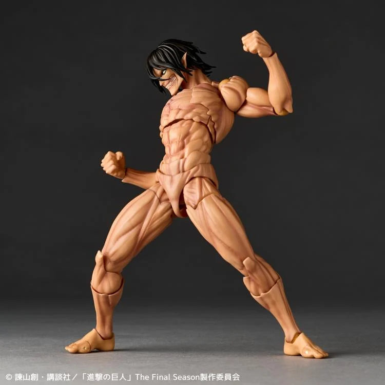 Attack on Titan Amazing Yamaguchi Revoltech NR057 Attack Titan (Eren Yeager) Kaiyodo Exclusive Action Figure w/ Bonus Head