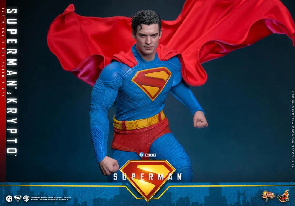 PRE-ORDER - Superman (2025) MMS812 Superman & Krypto 1/6th Scale Collectible Figure Set