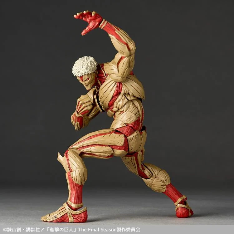 Attack on Titan Amazing Yamaguchi Revoltech NR069 Armored Titan (Reiner Braun) Action Figure Reissue