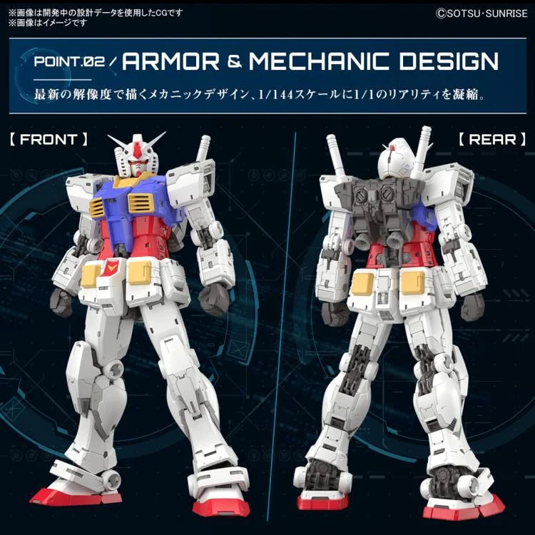 Mobile Suit Gundam RG RX-78-2 #40 Gundam 1/144 Scale Model Kit Ver.2.0