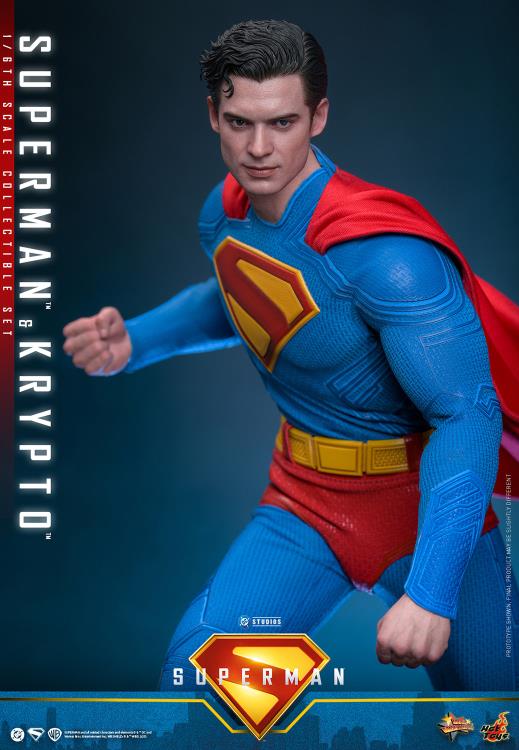 PRE-ORDER - Superman (2025) MMS812 Superman & Krypto 1/6th Scale Collectible Figure Set