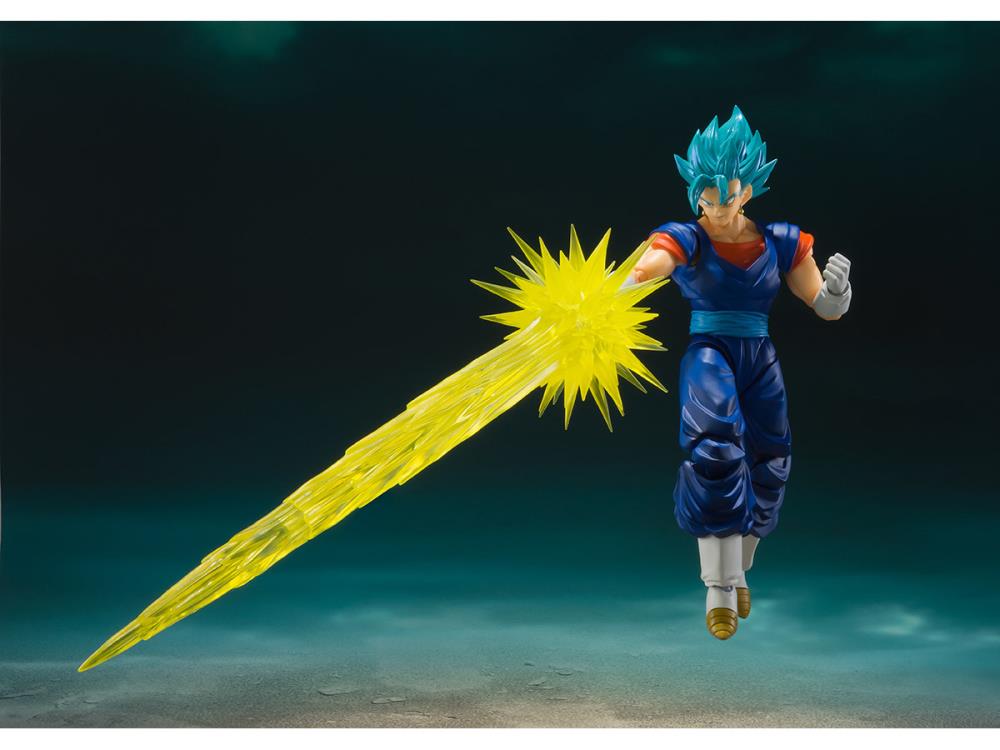 Dragon Ball Super S.H.Figuarts Super Saiyan God Super Saiyan Vegito Super w/ Shipper Box
