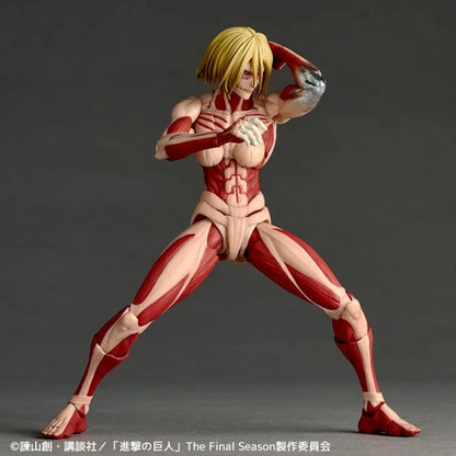 Attack on Titan Amazing Yamaguchi Revoltech NR068 Female Titan (Annie Leonhart) Action Figure Reissue