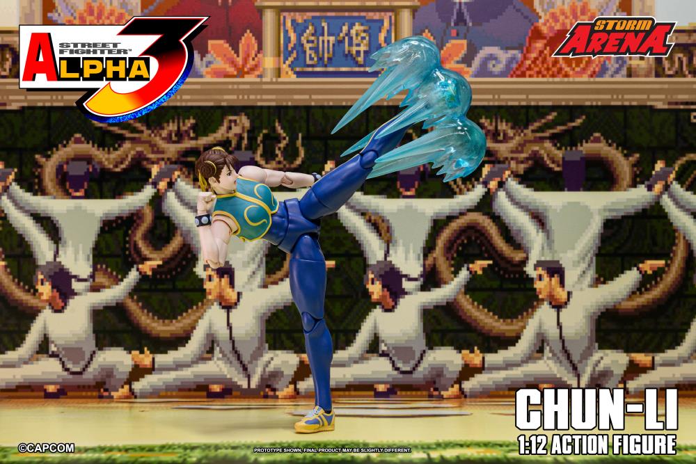 Pre-Order - Street Fighter Alpha 3 Storm Arena Chun-Li 1/12 Scale Action Figure