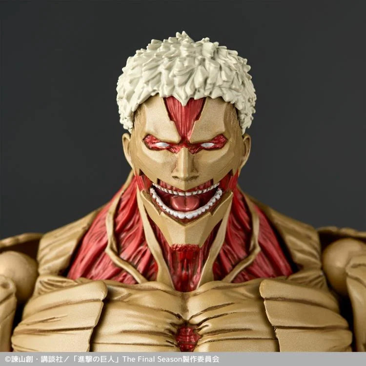 Attack on Titan Amazing Yamaguchi Revoltech NR069 Armored Titan (Reiner Braun) Action Figure Reissue
