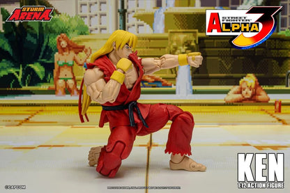 Street Fighter Zero 3 Storm Arena Ken 1/12 Scale Action Figure (Asia Packaging)