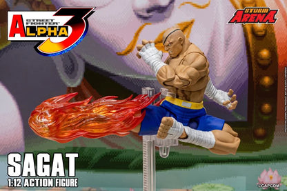 Street Fighter Zero 3 Storm Arena Sagat 1/12 Scale Action Figure (Asia Packaging)