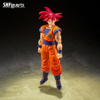 Dragon Ball Super S.H.Figuarts Super Saiyan God Goku (Saiyan God Instilled With the Light of Righteous Hearts) Action Figure