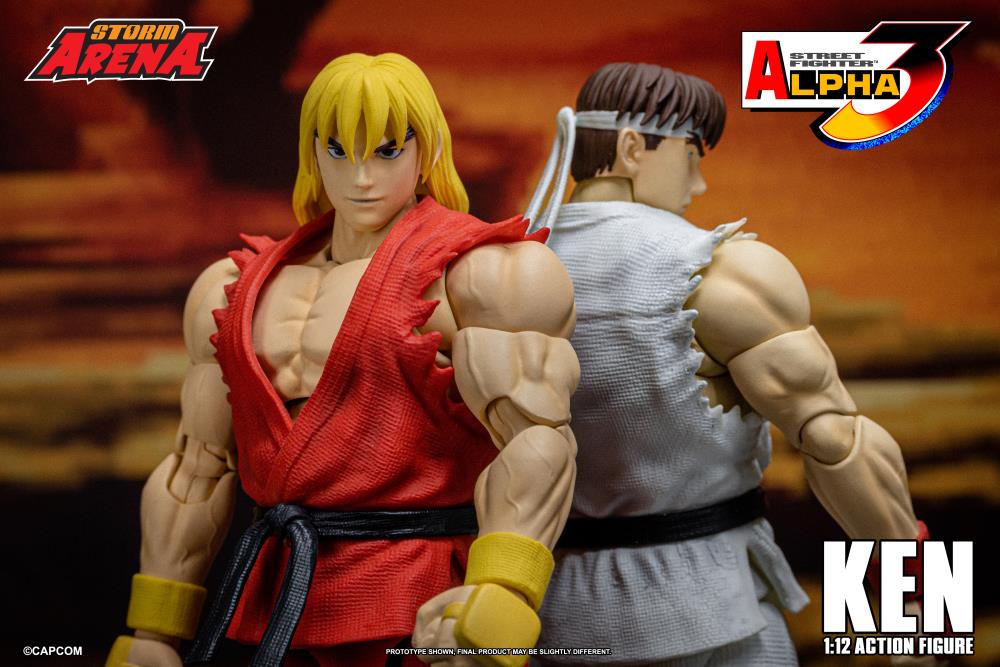Street Fighter Zero 3 Storm Arena Ken 1/12 Scale Action Figure (Asia Packaging)