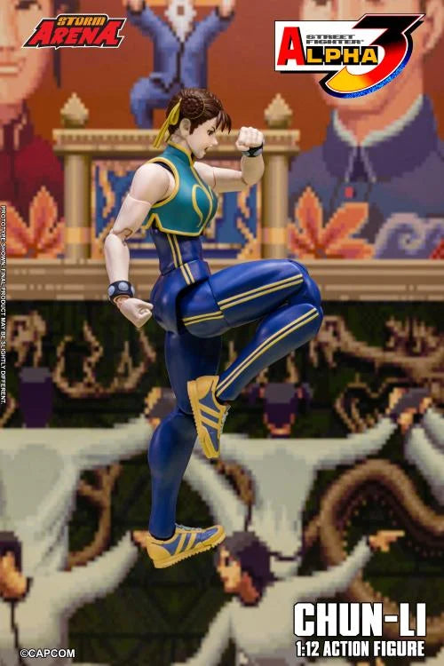 Pre-Order - Street Fighter Alpha 3 Storm Arena Chun-Li 1/12 Scale Action Figure