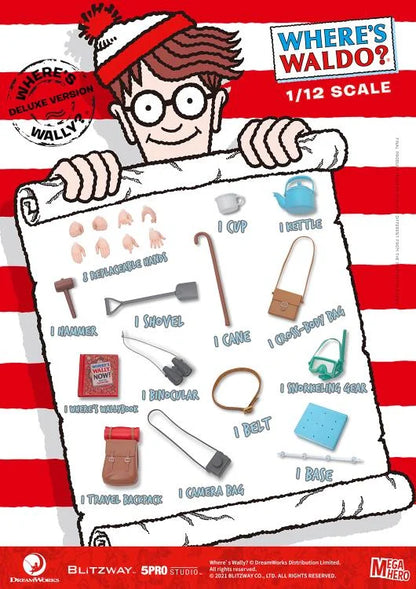 Where's Waldo? MEGAHERO Waldo 1/12 Scale Figure