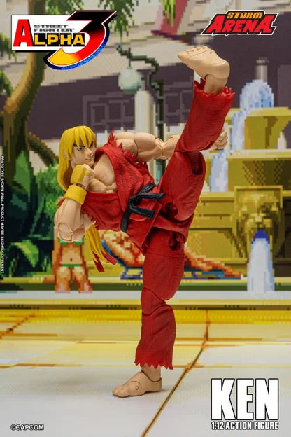 Street Fighter Zero 3 Storm Arena Ken 1/12 Scale Action Figure (Asia Packaging)