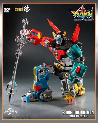 PRE-ORDER - Voltron: Defender of the Universe ROBO-DOU Voltron (Retro Toy Edition) Action Figure