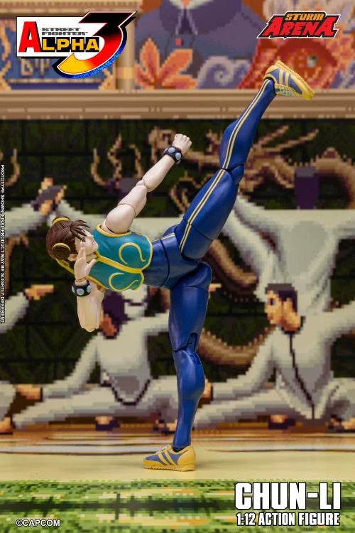 Pre-Order - Street Fighter Alpha 3 Storm Arena Chun-Li 1/12 Scale Action Figure